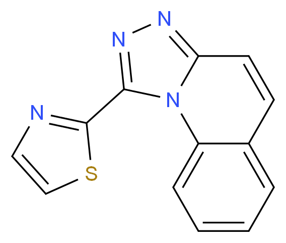 1-(1,3-thiazol-2-yl)[1,2,4]triazolo[4,3-a]quinoline_分子结构_CAS_)
