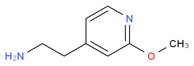 2-(2-methoxypyridin-4-yl)ethan-1-amine_分子结构_CAS_764708-27-2