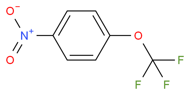 1-nitro-4-(trifluoromethoxy)benzene_分子结构_CAS_713-65-5