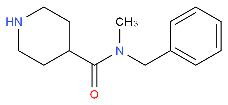 N-benzyl-N-methylpiperidine-4-carboxamide_分子结构_CAS_686255-79-8)