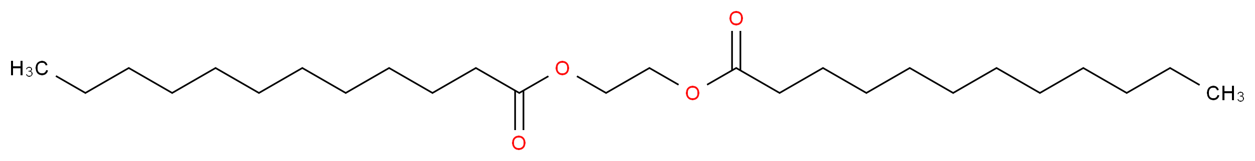 ETHYLENE GLYCOL DILAURATE_分子结构_CAS_624-04-4)
