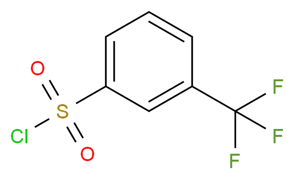 3-(Trifluoromethyl)benzenesulfonyl chloride_分子结构_CAS_777-44-6)