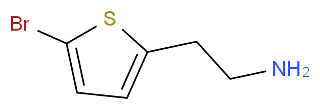 2-(5-bromothiophen-2-yl)ethan-1-amine_分子结构_CAS_86423-64-5