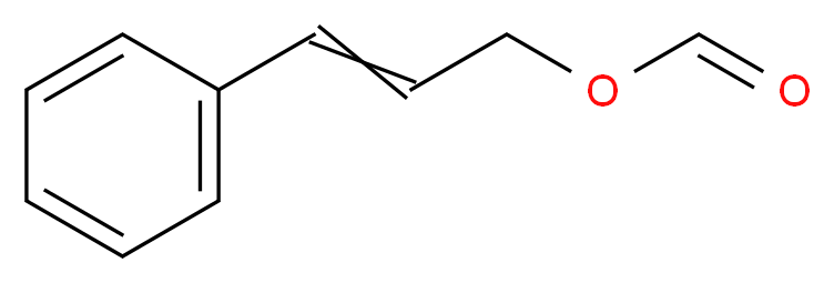 3-phenylprop-2-en-1-yl formate_分子结构_CAS_104-65-4