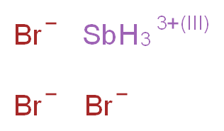 Antimony tribromide_分子结构_CAS_7789-61-9)