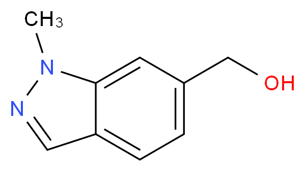 (1-methyl-1H-indazol-6-yl)methanol_分子结构_CAS_1092961-10-8