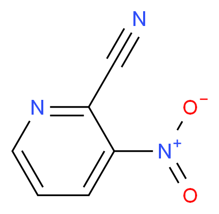 3-nitropyridine-2-carbonitrile_分子结构_CAS_51315-07-2