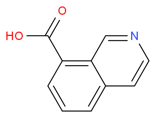 Isoquinoline-8-carboxylic acid_分子结构_CAS_61563-43-7)