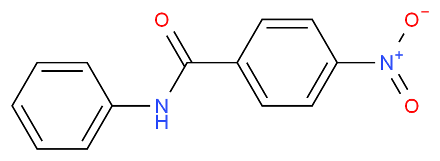 4-nitro-N-phenylbenzamide_分子结构_CAS_3460-11-5