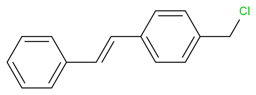 1-(chloromethyl)-4-[(E)-2-phenylethenyl]benzene_分子结构_CAS_150253-59-1