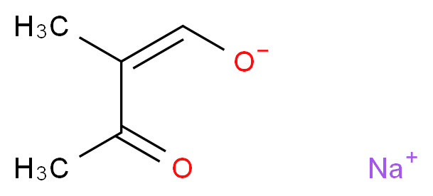 sodium (1Z)-2-methyl-3-oxobut-1-en-1-olate_分子结构_CAS_35116-41-7