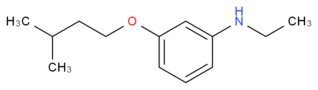 N-Ethyl-3-(isopentyloxy)aniline_分子结构_CAS_)