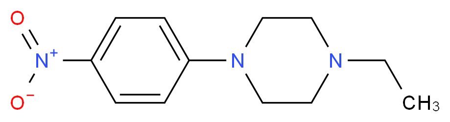 1-Ethyl-4-(4-nitrophenyl)piperazine_分子结构_CAS_115619-00-6)