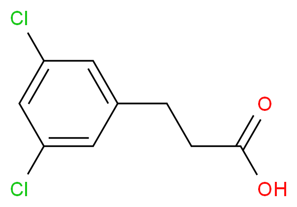 3-(3,5-dichlorophenyl)propanoic acid_分子结构_CAS_95333-95-2