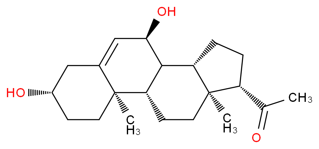 1-[(1S,2R,5S,9S,10S,11S,14S,15S)-5,9-dihydroxy-2,15-dimethyltetracyclo[8.7.0.0<sup>2</sup>,<sup>7</sup>.0<sup>1</sup><sup>1</sup>,<sup>1</sup><sup>5</sup>]heptadec-7-en-14-yl]ethan-1-one_分子结构_CAS_30626-96-1