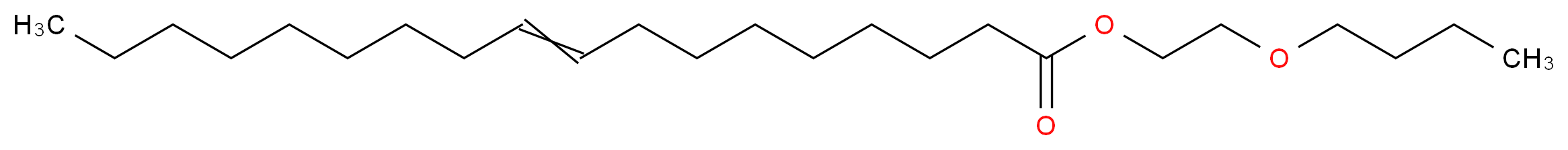 2-butoxyethyl octadec-9-enoate_分子结构_CAS_109-39-7