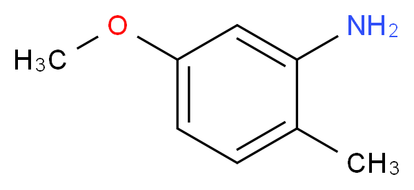 5-甲氧基-2-甲基苯胺_分子结构_CAS_50868-72-9)