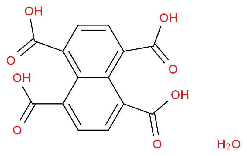 naphthalene-1,4,5,8-tetracarboxylic acid hydrate_分子结构_CAS_199926-43-7