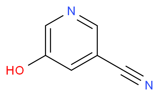 5-hydroxypyridine-3-carbonitrile_分子结构_CAS_152803-24-2