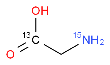 Glycine-1-13C,15N_分子结构_CAS_112898-03-0)