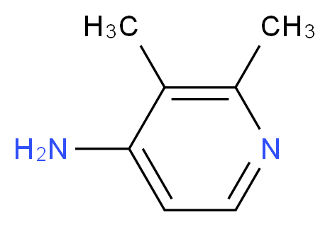 2,3-dimethylpyridin-4-amine_分子结构_CAS_122475-57-4)