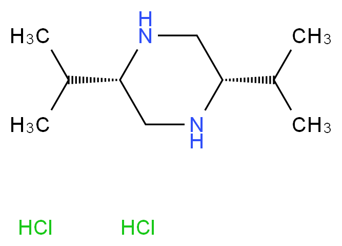 (2S,5S)-2,5-diisopropylpiperazine dihydrochloride_分子结构_CAS_)