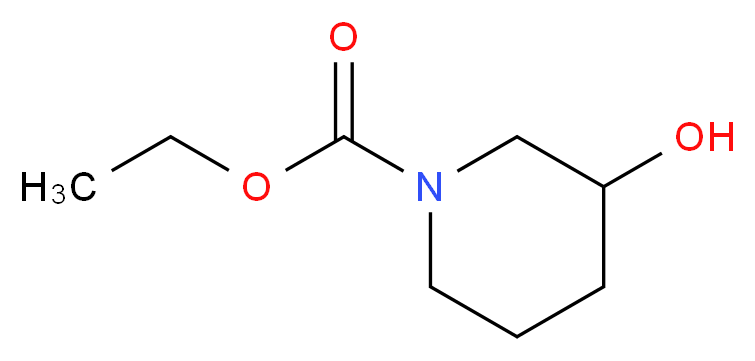 Ethyl 3-hydroxypiperidine-1-carboxylate_分子结构_CAS_73193-61-0)