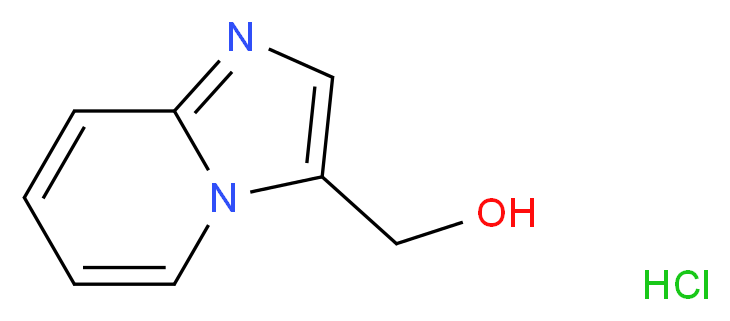 imidazo[1,2-a]pyridin-3-ylmethanol hydrochloride_分子结构_CAS_30489-62-4