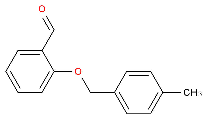 2-[(4-methylphenyl)methoxy]benzaldehyde_分子结构_CAS_85825-85-0