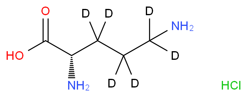 L-Ornithine-3,3,4,4,5,5-d6 hydrochloride_分子结构_CAS_)