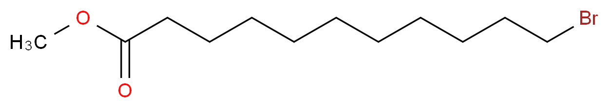 11-溴十一酸甲酯_分子结构_CAS_6287-90-7)