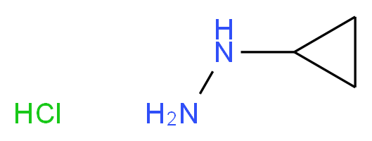 Cyclopropylhydrazine hydrochloride_分子结构_CAS_213764-25-1)