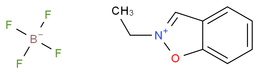 2-ethyl-1,2-benzoxazol-2-ium; tetrafluoroboranuide_分子结构_CAS_4611-62-5