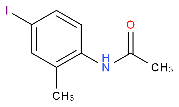 N1-(4-iodo-2-methylphenyl)acetamide_分子结构_CAS_117324-09-1)