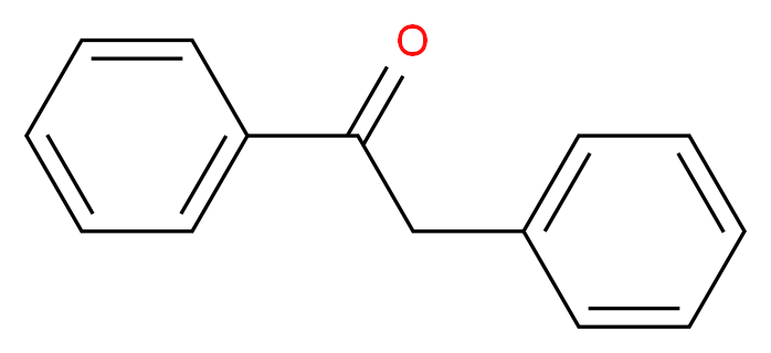 BENZYL PHENYL KETONE_分子结构_CAS_451-40-1)