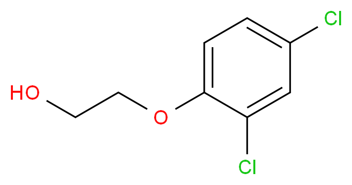 2-(2,4-Dichlorophenoxy)ethanol_分子结构_CAS_120-67-2)