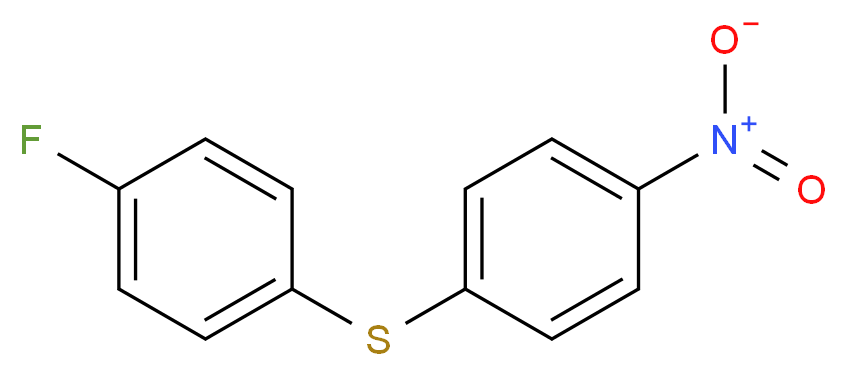 1-[(4-fluorophenyl)sulfanyl]-4-nitrobenzene_分子结构_CAS_2438-85-9