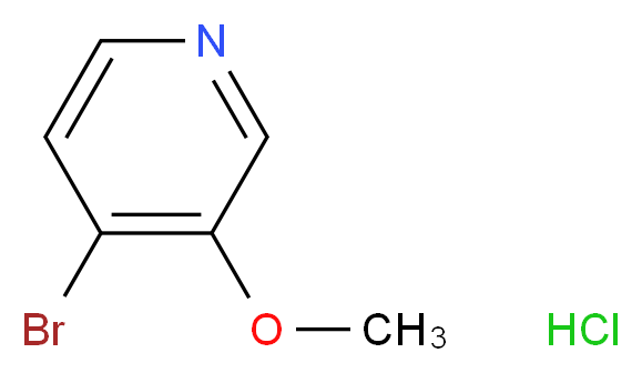 4-Bromo-3-methoxypyridine hydrochloride_分子结构_CAS_1209335-53-4)