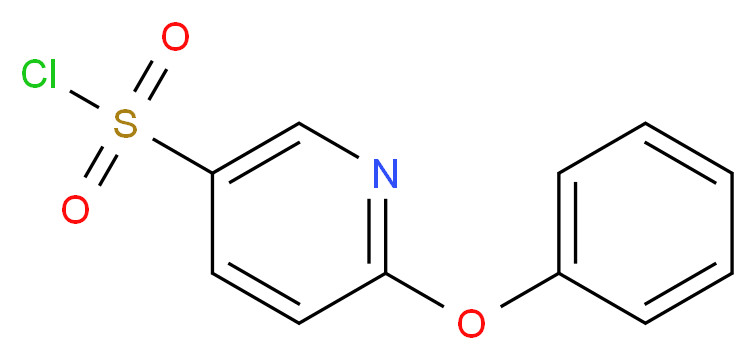 6-phenoxypyridine-3-sulfonyl chloride_分子结构_CAS_368869-91-4