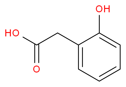 邻羟基苯乙酸_分子结构_CAS_614-75-5)