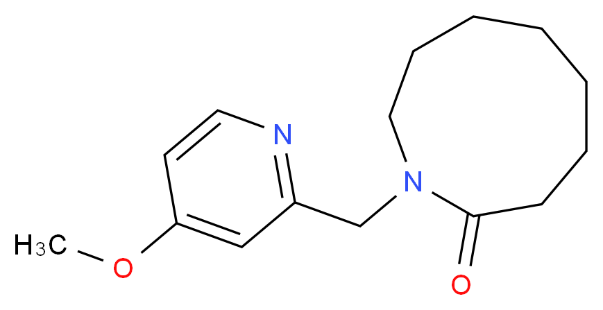 1-[(4-methoxypyridin-2-yl)methyl]azonan-2-one_分子结构_CAS_)