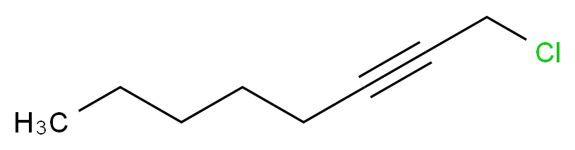 1-chlorooct-2-yne_分子结构_CAS_51575-83-8
