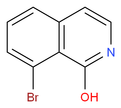 8-bromoisoquinolin-1-ol_分子结构_CAS_475994-60-6