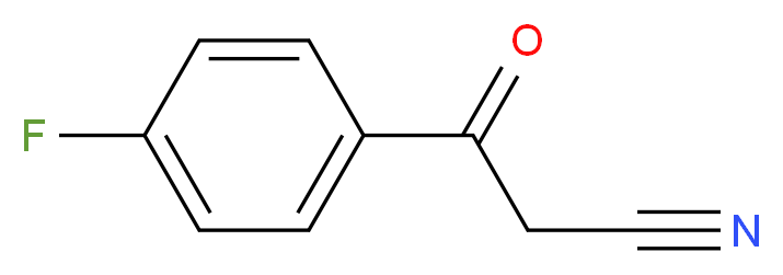 4-氟苯甲酰基乙腈_分子结构_CAS_4640-67-9)