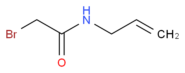 2-bromo-N-(prop-2-en-1-yl)acetamide_分子结构_CAS_126265-30-3