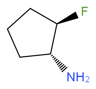 (1R,2R)-2-fluorocyclopentan-1-amine_分子结构_CAS_939398-71-7
