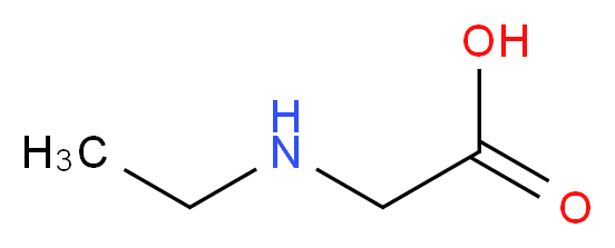 N-乙甘胺酸_分子结构_CAS_627-01-0)