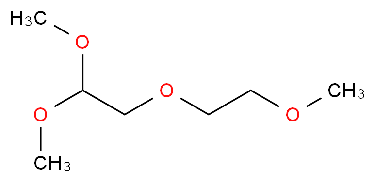 1-(2,2-dimethoxyethoxy)-2-methoxyethane_分子结构_CAS_94158-44-8