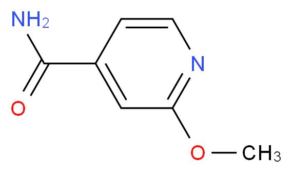 2-Methoxyisonicotinamide_分子结构_CAS_105612-50-8)