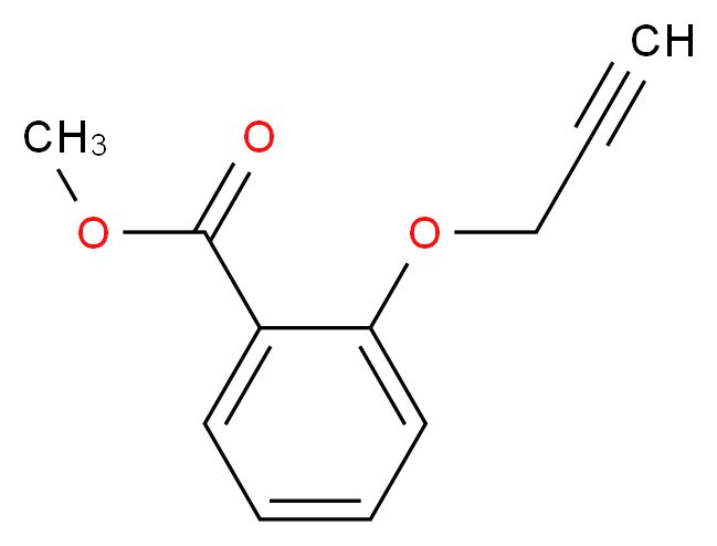 Methyl 2-(2-propynyloxy)benzenecarboxylate_分子结构_CAS_59155-84-9)